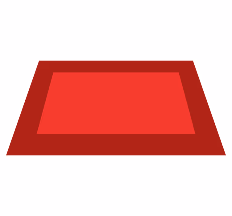 Textured placemats in vibrant red background - TenStickers