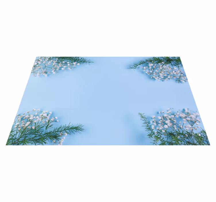 Original placemats floral table accent - TenStickers