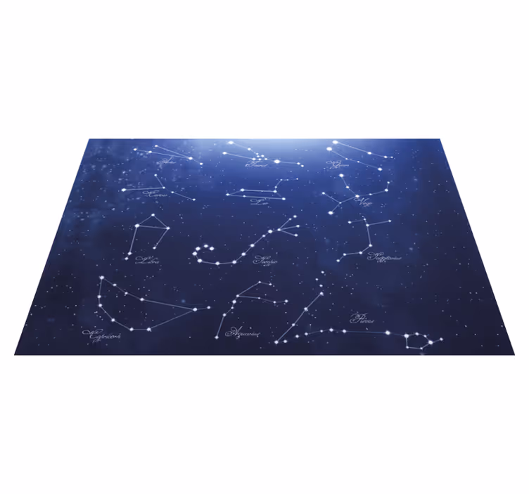 Placemat with quotes constellation star map - TenStickers