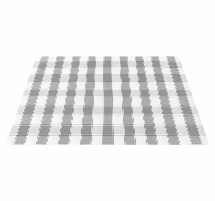 Textured placemats in classic checkered design - TenStickers