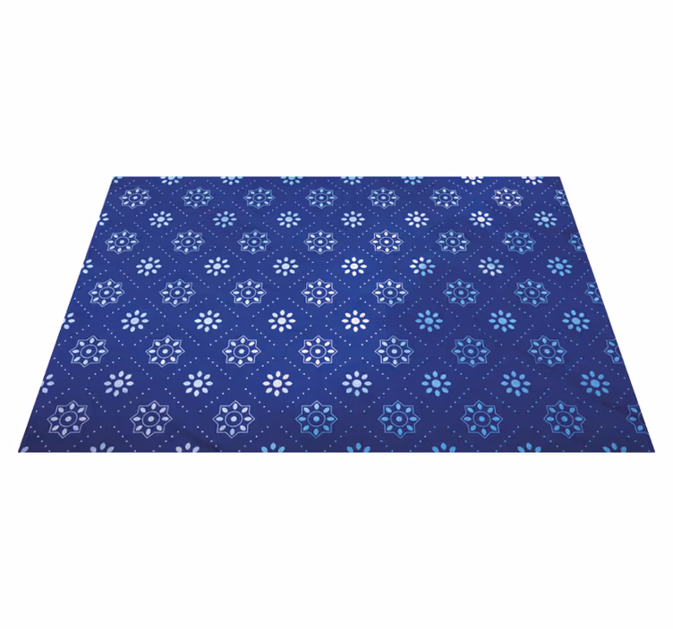 Flower different shapes original placemats - TenStickers