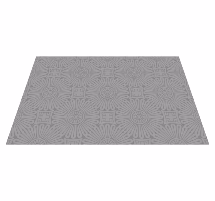 Textured placemats in textured grey finish - TenStickers