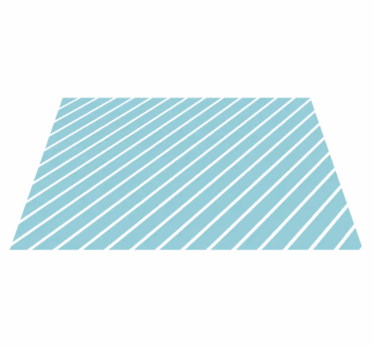 Diagonal stripes blue original placemats - TenStickers