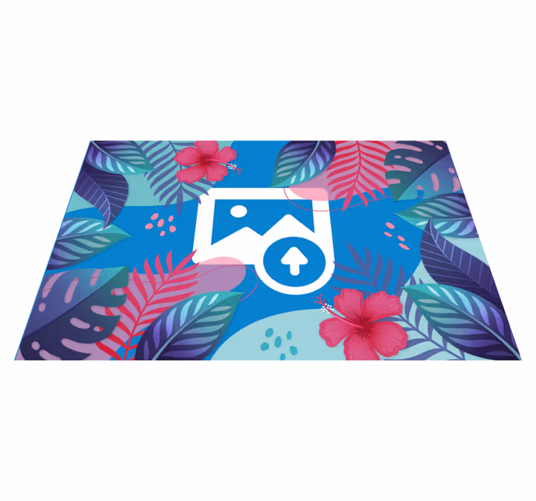 Original placemats colorful tropical leaves - TenStickers