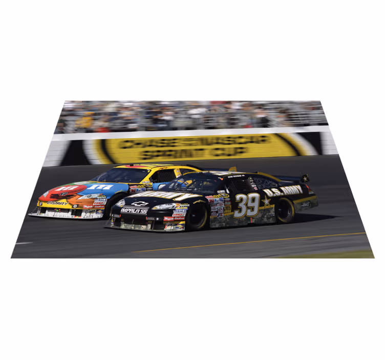Home placemats racing car adventure - TenStickers