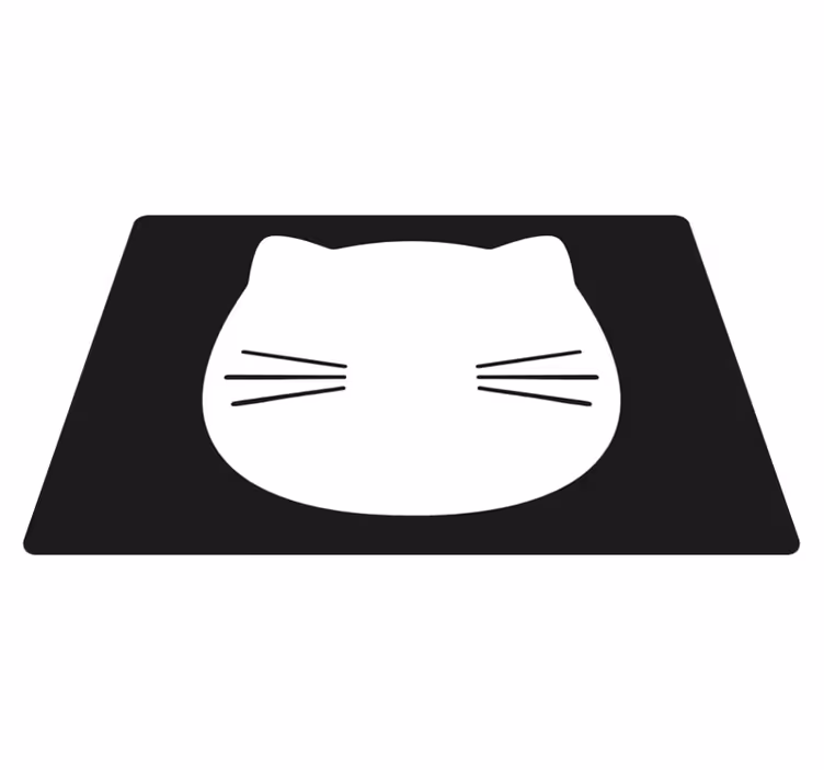 cat shape original placemats - TenStickers