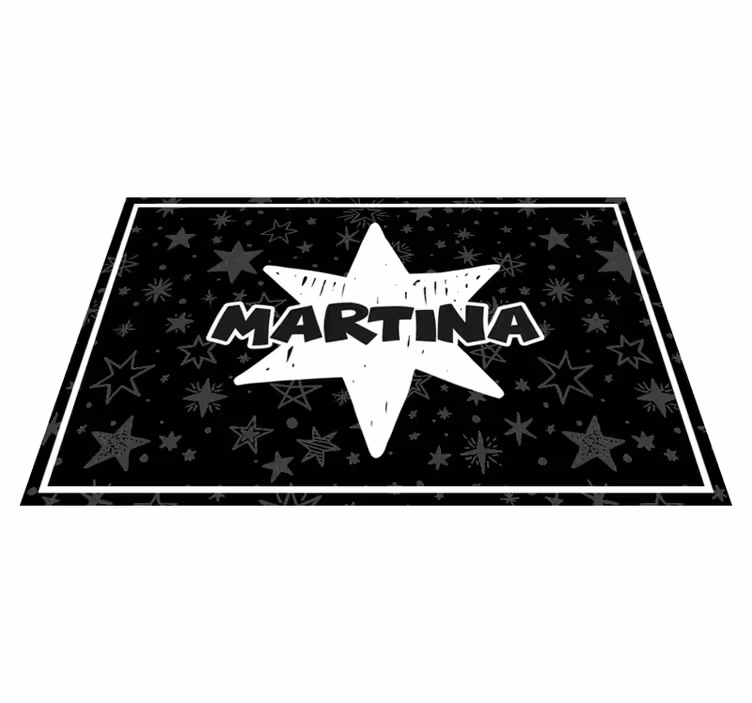 Custom Star Personalised placemats - TenStickers