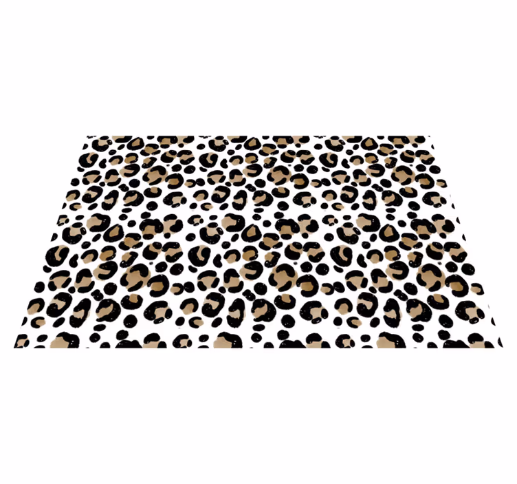 Textured placemats leopard print design - TenStickers