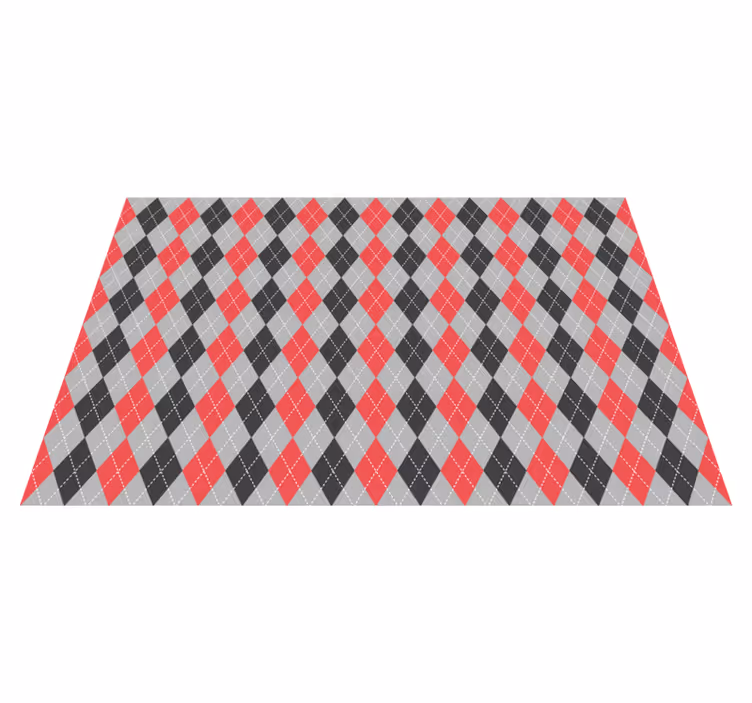 Textured placemats with geometric argyle design - TenStickers