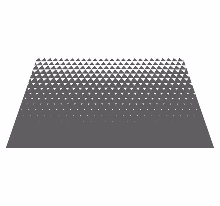Textured placemats with triangle pattern overlay - TenStickers