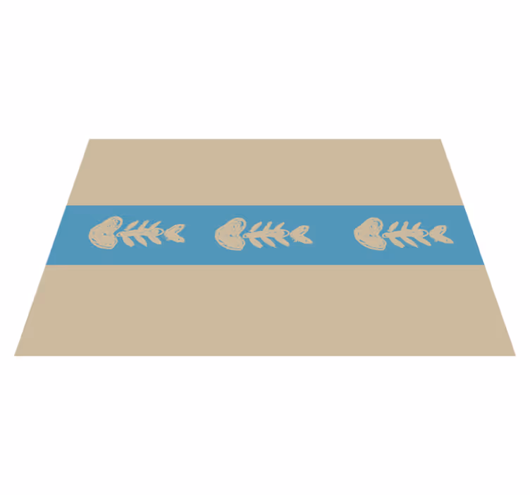 Original placemats unique fishbone design - TenStickers