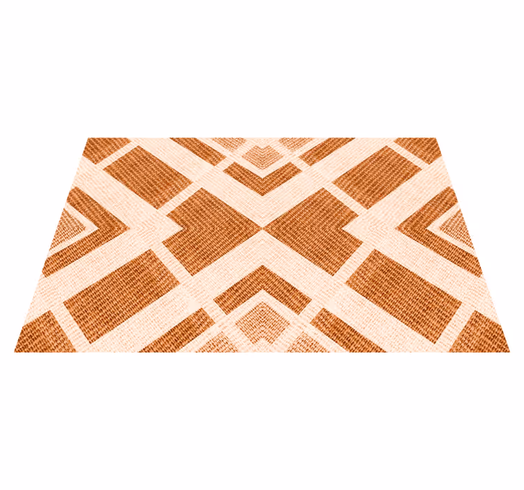 Textured with geometric shapes elegant placemat - TenStickers
