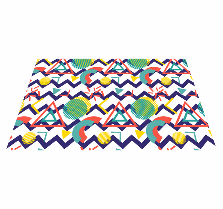 Geometry Pattern Design modern placemats - TenStickers