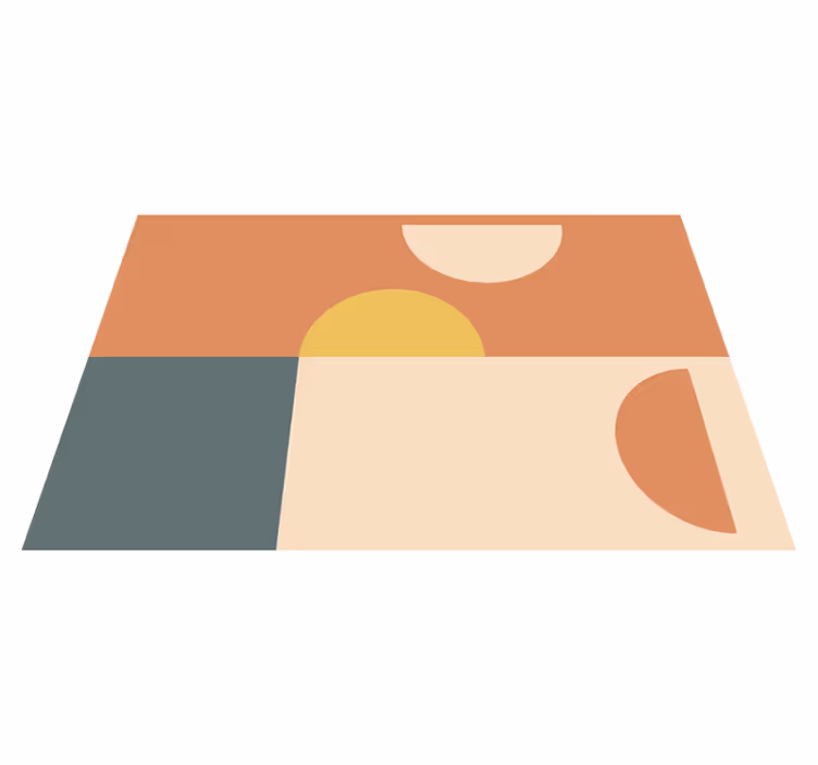 Modern placemats colorful geometric designs - TenStickers