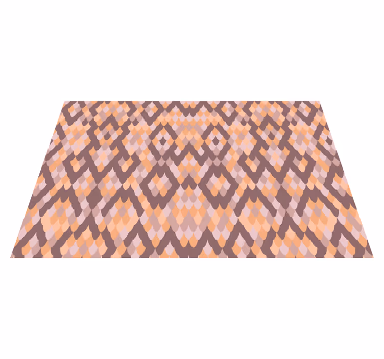 Textured placemats with geometric diamond design - TenStickers