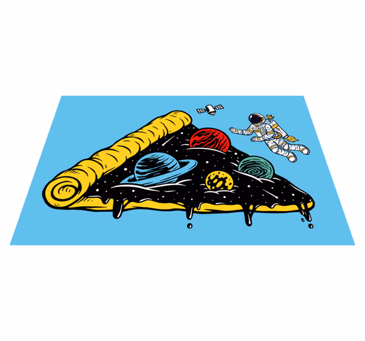 Space Themed Slice original placemats - TenStickers