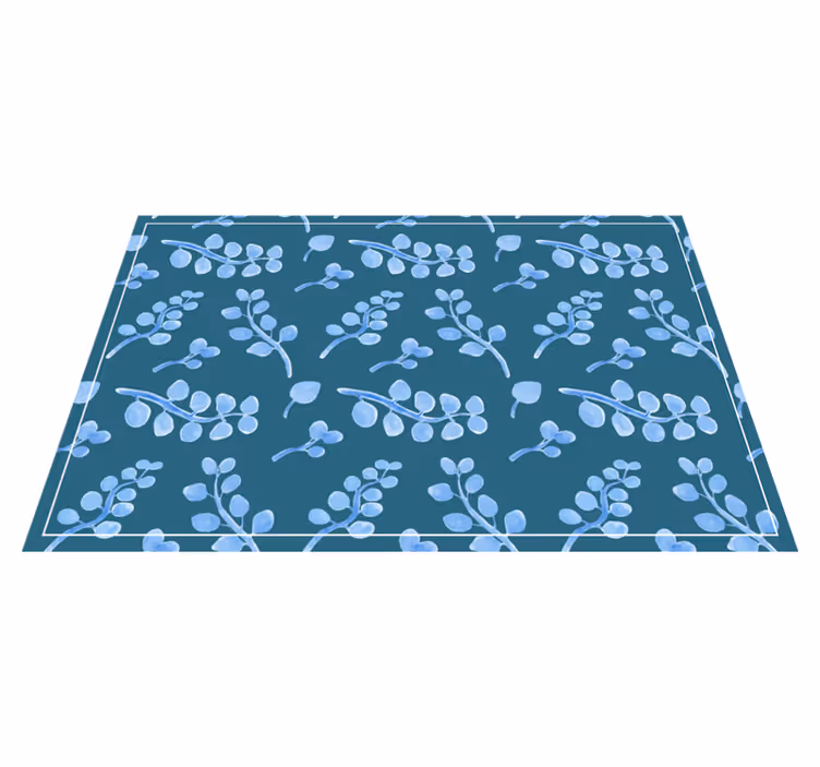Textured placemats with botanical leaf design - TenStickers