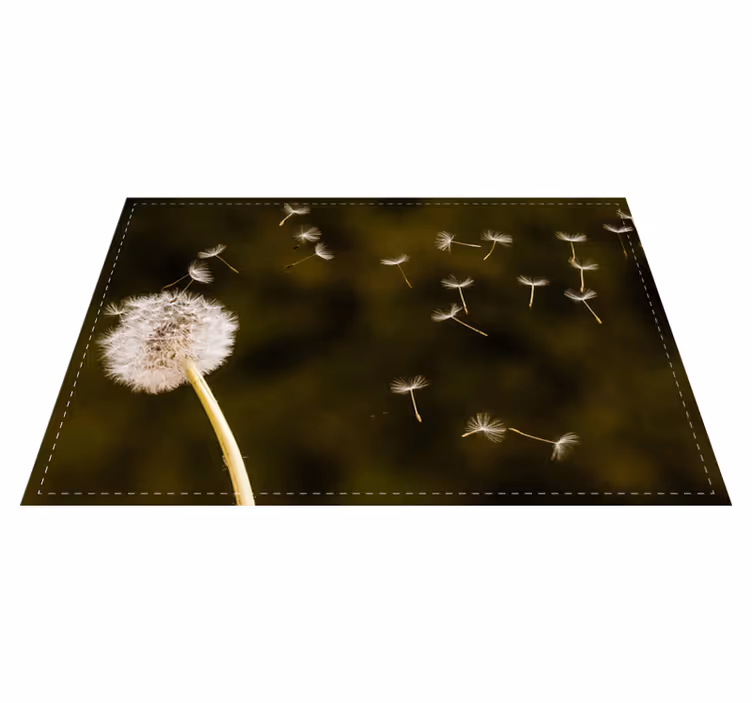 Original placemats dandelion seed fluff - TenStickers