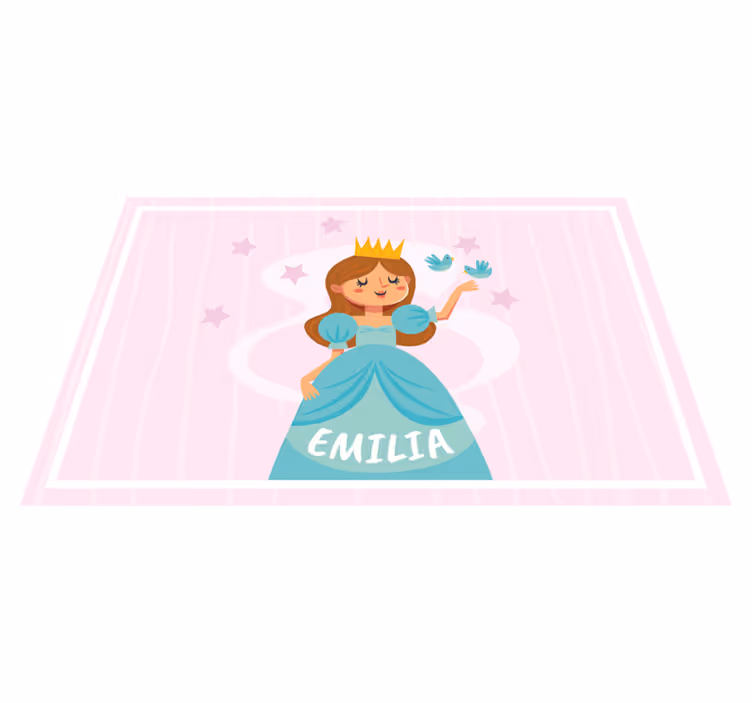 Children placemats with princess character design - TenStickers