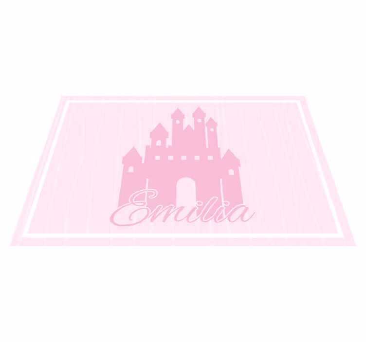 Children placemats castle themed design - TenStickers