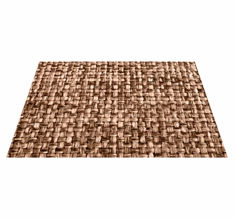 Textured placemats natural fiber weave - TenStickers