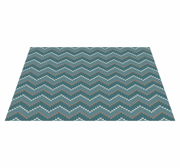 Blue natural fiber imitation textured placemats - TenStickers