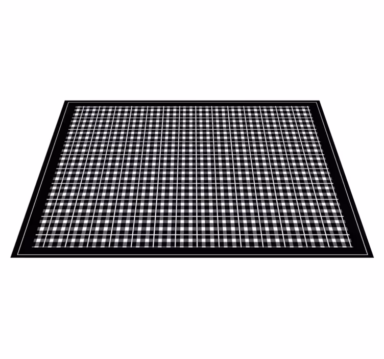 Textured placemats for checked table top - TenStickers