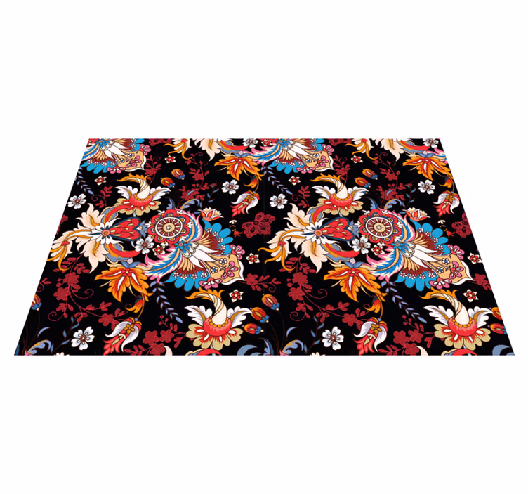 Original placemats floral emblem elegance - TenStickers