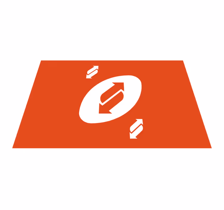 Original placemats with dynamic arrow design - TenStickers