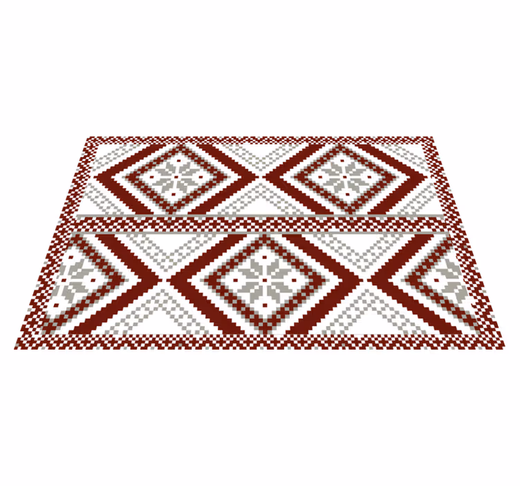 Textured placemats with geometric design - TenStickers