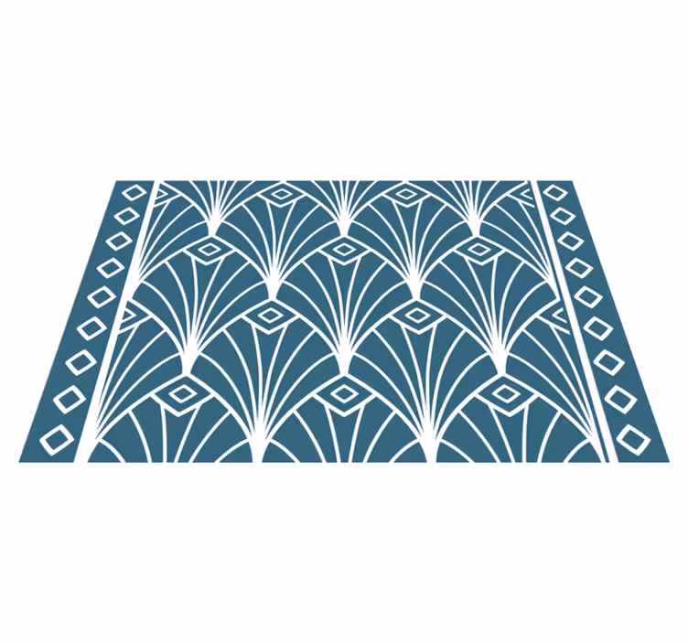 Modern placemats with stylish floral design - TenStickers