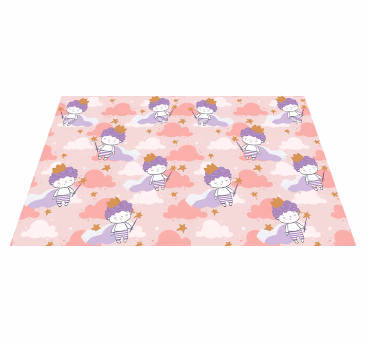 Children placemats with cute cartoon characters - TenStickers