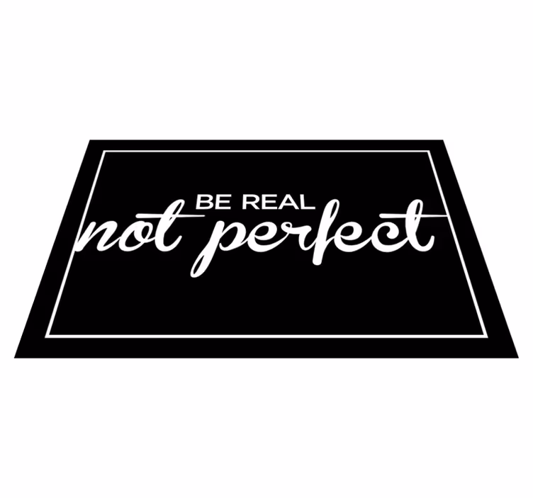 Placemats with quotes slogan of authenticity - TenStickers