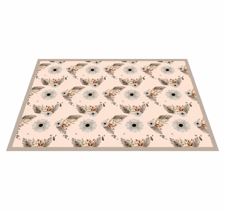 Original placemats floral leaf inspiration - TenStickers