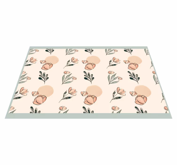 Original placemats with floral motif design - TenStickers