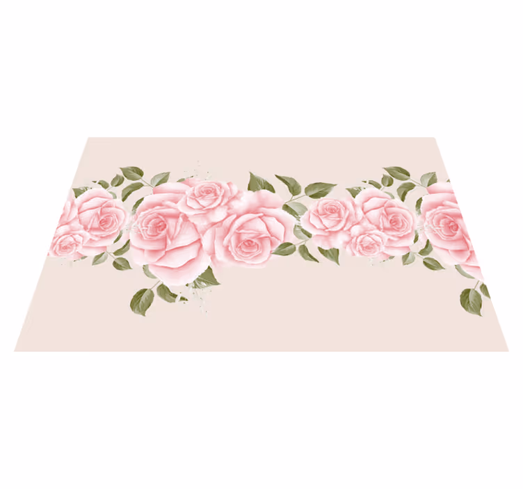 Original placemats elegant rose arrangement - TenStickers