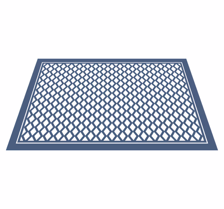 Diamond pattern Hampton style modern placemats - TenStickers