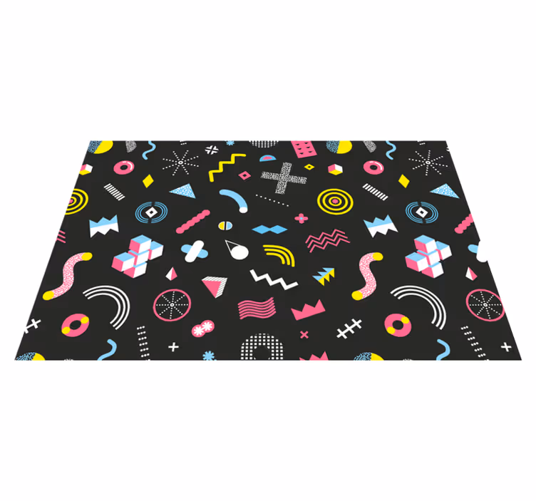 Original placemats with lively geometric patterns - TenStickers