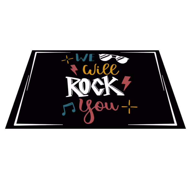 Placemat with quotes live laugh love - TenStickers