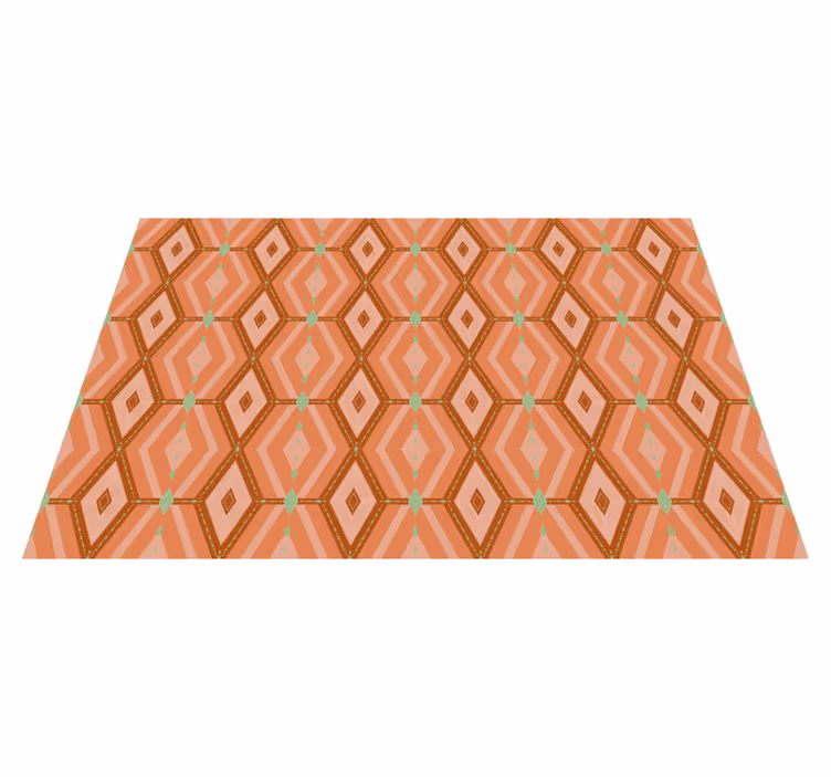 30s autumnal tints geometric elegant placemats - TenStickers