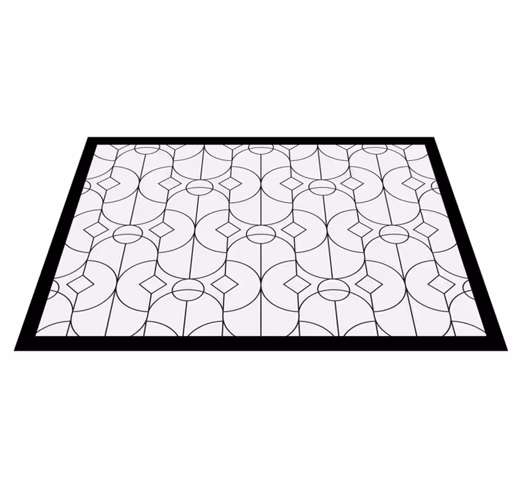 Modern placemats in geometric pattern style - TenStickers