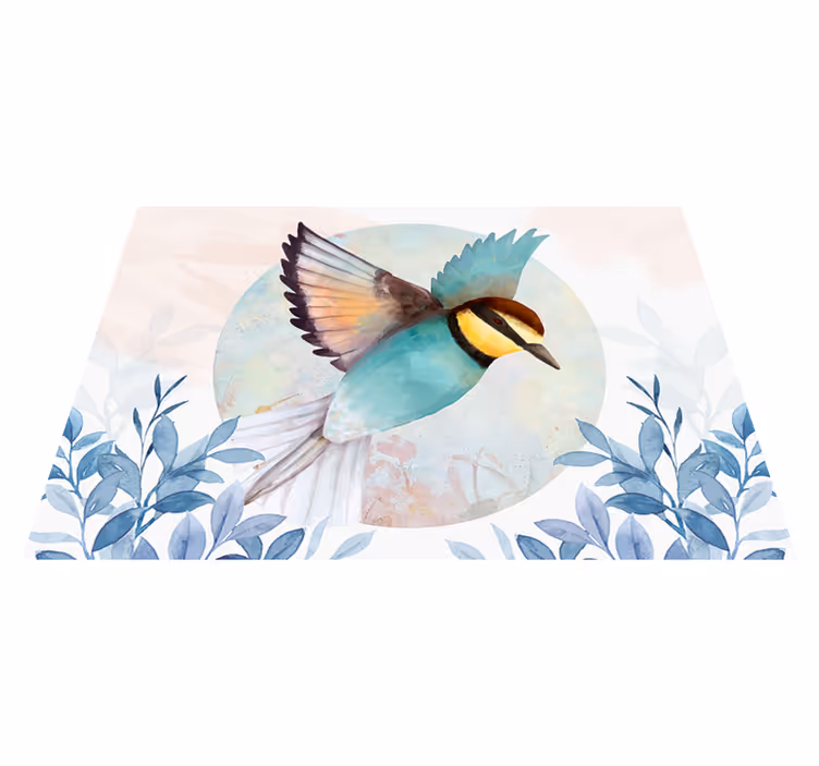 Original placemats with colorful bird art - TenStickers