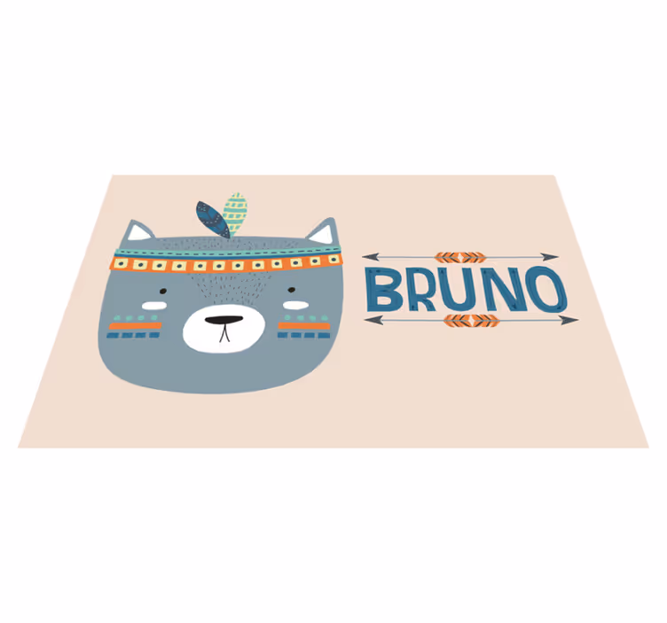Children placemats with adorable animal illustrations - TenStickers