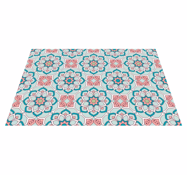 Original placemats floral illustration design - TenStickers