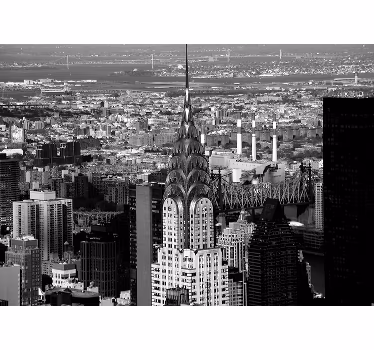 Urban Landscape Chic new york wall mural - TenStickers