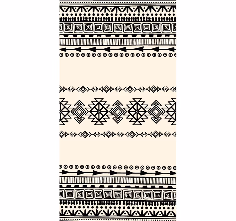 Africa wall mural tribal style - TenStickers