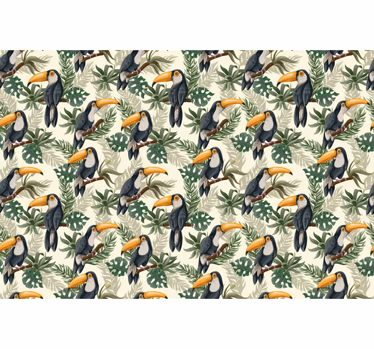 Jungle wall mural jungle wall mural - TenStickers
