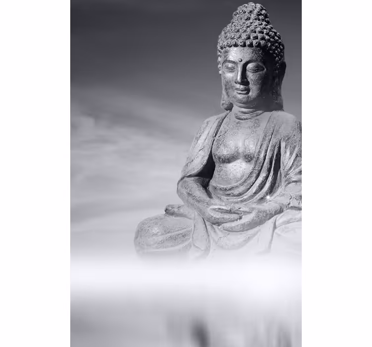 Buddha mural buddha zen art for tranquil spaces - TenStickers