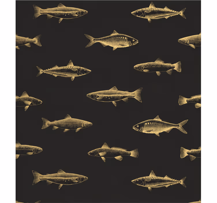 Sea mural fish design for coastal decor - TenStickers