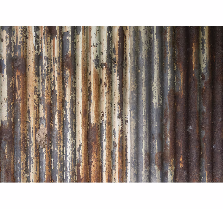 Rustic Metal Elegance texture wall mural - TenStickers